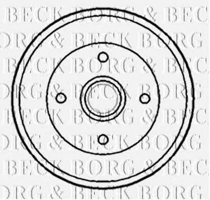 Borg & beck BBR7173 Rear brake drum BBR7173: Buy near me in Poland at 2407.PL - Good price!