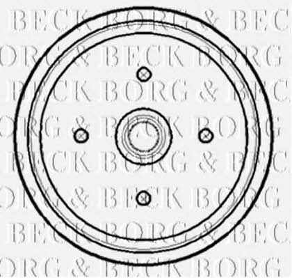 Borg & beck BBR7174 Brake drum BBR7174: Buy near me in Poland at 2407.PL - Good price!