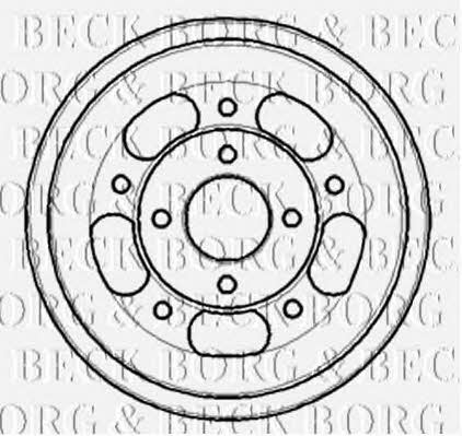 Borg & beck BBR7177 Brake drum BBR7177: Buy near me in Poland at 2407.PL - Good price!