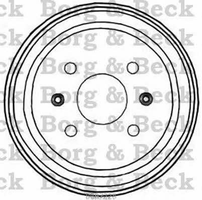 Borg & beck BBR7228 Brake drum BBR7228: Buy near me in Poland at 2407.PL - Good price!