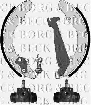 Borg & beck BBS1026K Brake shoe set BBS1026K: Buy near me in Poland at 2407.PL - Good price!