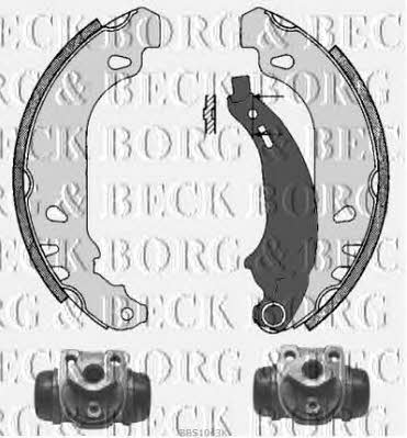 Borg & beck BBS1043K Szczęki hamulcowe, zestaw BBS1043K: Dobra cena w Polsce na 2407.PL - Kup Teraz!