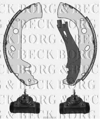 Borg & beck BBS1051K Brake shoe set BBS1051K: Buy near me at 2407.PL in Poland at an Affordable price!