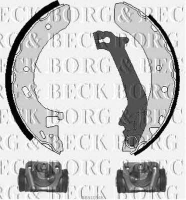 Borg & beck BBS1054K Колодки гальмівні барабанні, комплект BBS1054K: Приваблива ціна - Купити у Польщі на 2407.PL!