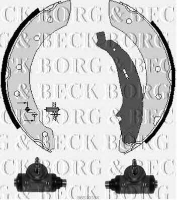 Borg & beck BBS1055K Колодки тормозные барабанные, комплект BBS1055K: Отличная цена - Купить в Польше на 2407.PL!