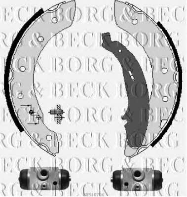 Borg & beck BBS1076K Колодки гальмівні барабанні, комплект BBS1076K: Приваблива ціна - Купити у Польщі на 2407.PL!