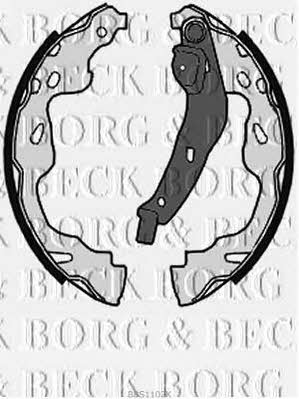 Borg & beck BBS1102K Brake shoe set BBS1102K: Buy near me in Poland at 2407.PL - Good price!