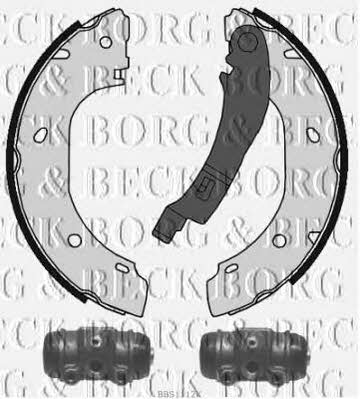 Borg & beck BBS1112K Brake shoe set BBS1112K: Buy near me in Poland at 2407.PL - Good price!