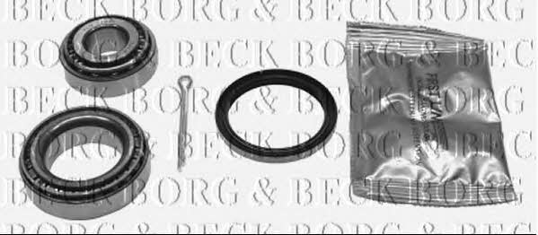 Borg & beck BWK116 Підшипник маточини колеса, комплект BWK116: Приваблива ціна - Купити у Польщі на 2407.PL!