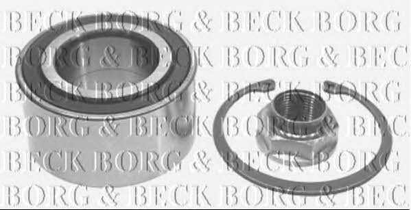 Borg & beck BWK128 Підшипник маточини колеса, комплект BWK128: Приваблива ціна - Купити у Польщі на 2407.PL!