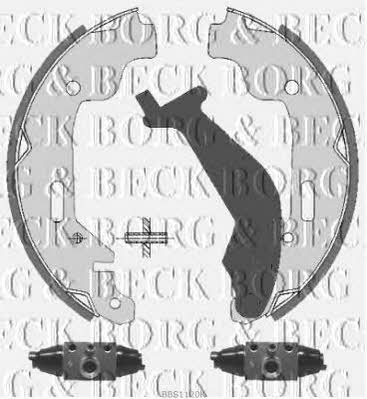 Borg & beck BBS1120K Brake shoe set BBS1120K: Buy near me in Poland at 2407.PL - Good price!