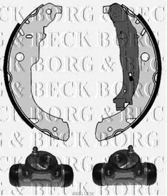 Borg & beck BBS1123K Brake shoe set BBS1123K: Buy near me in Poland at 2407.PL - Good price!