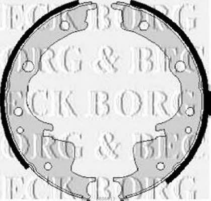 Borg & beck BBS6013 Колодки тормозные барабанные, комплект BBS6013: Отличная цена - Купить в Польше на 2407.PL!