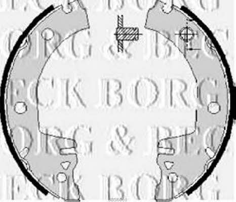 Borg & beck BBS6061 Bremsbackensatz BBS6061: Kaufen Sie zu einem guten Preis in Polen bei 2407.PL!