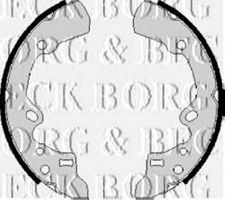 Borg & beck BBS6063 Колодки гальмівні барабанні, комплект BBS6063: Приваблива ціна - Купити у Польщі на 2407.PL!