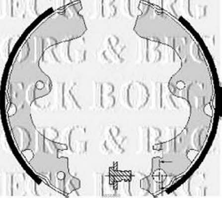 Borg & beck BBS6088 Колодки гальмівні барабанні, комплект BBS6088: Приваблива ціна - Купити у Польщі на 2407.PL!