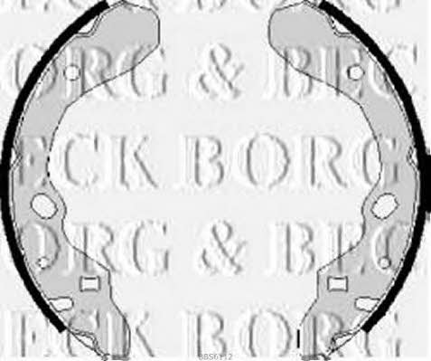 Borg & beck BBS6112 Колодки тормозные барабанные, комплект BBS6112: Отличная цена - Купить в Польше на 2407.PL!