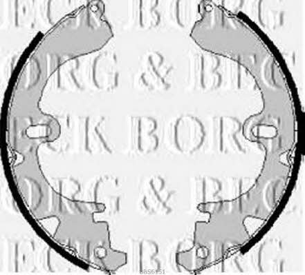 Borg & beck BBS6151 Szczęki hamulcowe, zestaw BBS6151: Dobra cena w Polsce na 2407.PL - Kup Teraz!