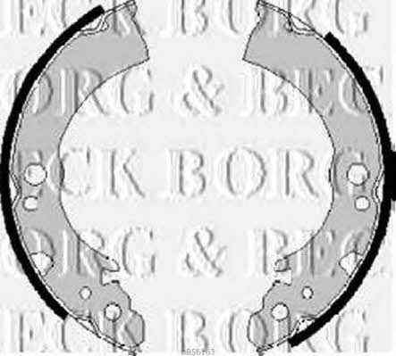 Borg & beck BBS6163 Колодки гальмівні барабанні, комплект BBS6163: Приваблива ціна - Купити у Польщі на 2407.PL!