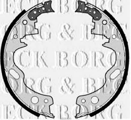 Borg & beck BBS6186 Brake shoe set BBS6186: Buy near me at 2407.PL in Poland at an Affordable price!