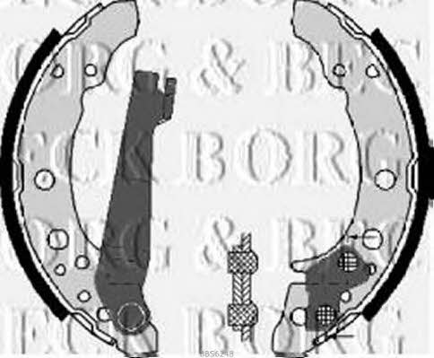 Borg & beck BBS6248 Szczęki hamulcowe, zestaw BBS6248: Dobra cena w Polsce na 2407.PL - Kup Teraz!