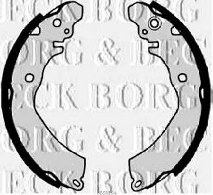 Borg & beck BBS6254 Brake shoe set BBS6254: Buy near me at 2407.PL in Poland at an Affordable price!