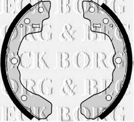 Borg & beck BBS6259 Колодки тормозные барабанные, комплект BBS6259: Отличная цена - Купить в Польше на 2407.PL!