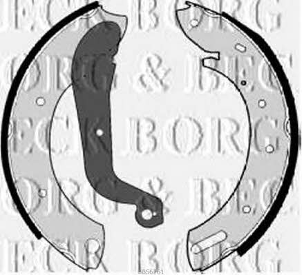 Borg & beck BBS6261 Brake shoe set BBS6261: Buy near me in Poland at 2407.PL - Good price!