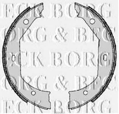 Borg & beck BBS6267 Parking brake shoes BBS6267: Buy near me in Poland at 2407.PL - Good price!