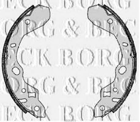 Borg & beck BBS6275 Колодки тормозные барабанные, комплект BBS6275: Отличная цена - Купить в Польше на 2407.PL!