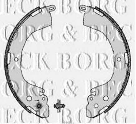 Borg & beck BBS6281 Колодки гальмівні барабанні, комплект BBS6281: Приваблива ціна - Купити у Польщі на 2407.PL!