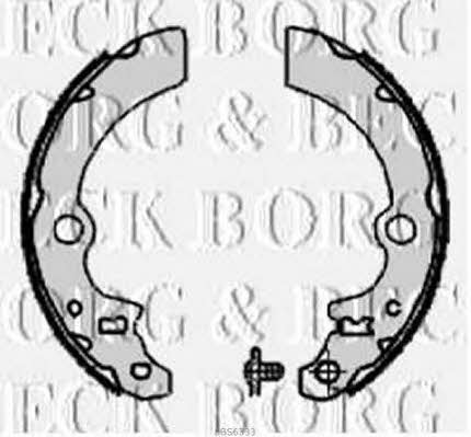 Borg & beck BBS6333 Brake shoe set BBS6333: Buy near me in Poland at 2407.PL - Good price!
