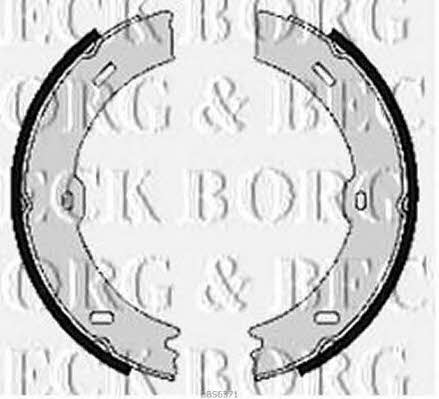 Borg & beck BBS6371 Колодки тормозные стояночного тормоза BBS6371: Отличная цена - Купить в Польше на 2407.PL!
