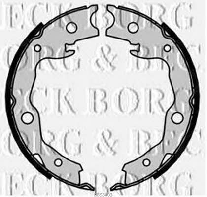 Borg & beck BBS6403 Parking brake shoes BBS6403: Buy near me in Poland at 2407.PL - Good price!