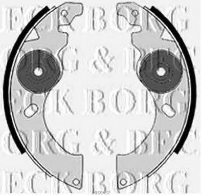 Borg & beck BBS6437 Brake shoe set BBS6437: Buy near me at 2407.PL in Poland at an Affordable price!
