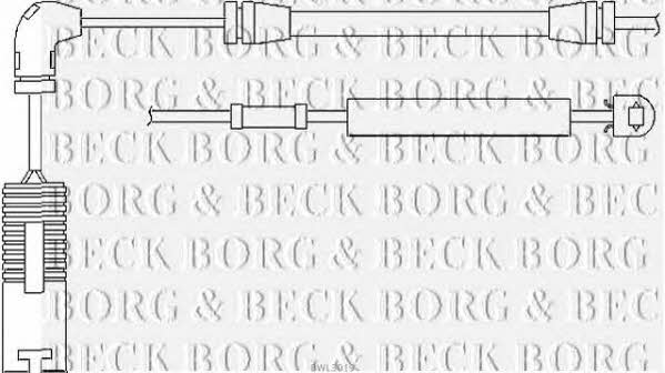 Borg & beck BWL3019 Датчик износа тормозных колодок BWL3019: Отличная цена - Купить в Польше на 2407.PL!
