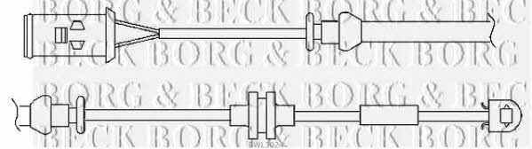 Borg & beck BWL3024 Датчик износа тормозных колодок BWL3024: Отличная цена - Купить в Польше на 2407.PL!
