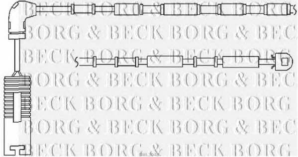 Borg & beck BWL3048 Warning contact, brake pad wear BWL3048: Buy near me in Poland at 2407.PL - Good price!