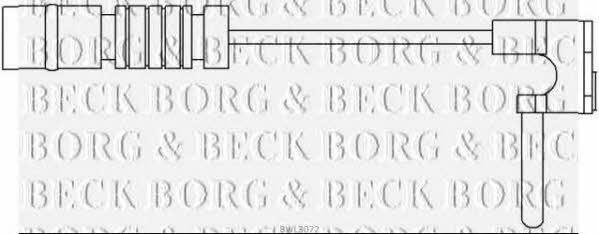Borg & beck BWL3072 Warning contact, brake pad wear BWL3072: Buy near me at 2407.PL in Poland at an Affordable price!