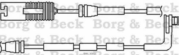 Borg & beck BWL3083 Warning contact, brake pad wear BWL3083: Buy near me in Poland at 2407.PL - Good price!