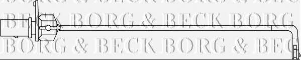 Borg & beck BWL3108 Warning contact, brake pad wear BWL3108: Buy near me in Poland at 2407.PL - Good price!