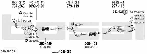  090.960.09 Abgasanlage 09096009: Kaufen Sie zu einem guten Preis in Polen bei 2407.PL!