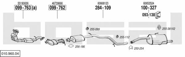  010.960.04 Exhaust system 01096004: Buy near me in Poland at 2407.PL - Good price!