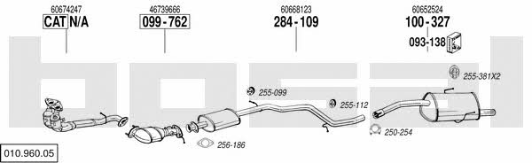  010.960.05 Exhaust system 01096005: Buy near me in Poland at 2407.PL - Good price!