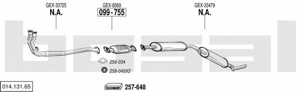  014.131.65 Exhaust system 01413165: Buy near me in Poland at 2407.PL - Good price!