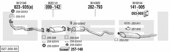  027.300.50 Exhaust system 02730050: Buy near me in Poland at 2407.PL - Good price!