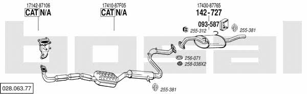  028.063.77 Exhaust system 02806377: Buy near me in Poland at 2407.PL - Good price!