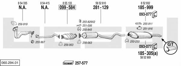  060.294.01 Exhaust system 06029401: Buy near me in Poland at 2407.PL - Good price!