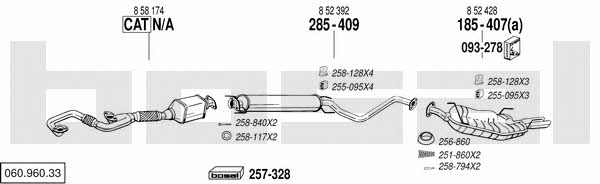  060.960.33 Exhaust system 06096033: Buy near me in Poland at 2407.PL - Good price!