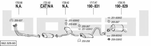 Bosal 062.329.60 Система випуску відпрацьованих газів 06232960: Купити у Польщі - Добра ціна на 2407.PL!